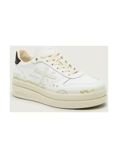 Premiata Teniși din piele MICOL alb