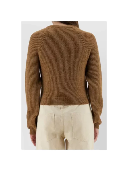 Sweter Moschino brązowy