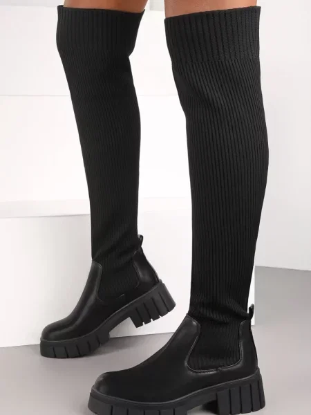 Cizme cu carâmb Brygoros negre