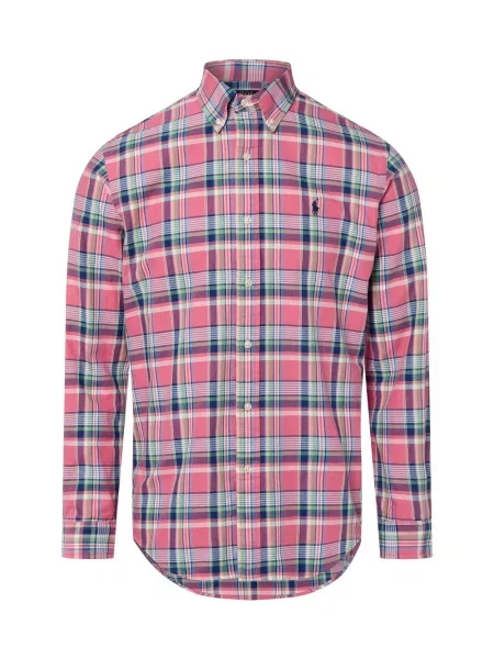 Polo Ralph Lauren koszula w kratę Mężczyźni Modern Fit różowy|wielokolorowy w kratkę S różowa