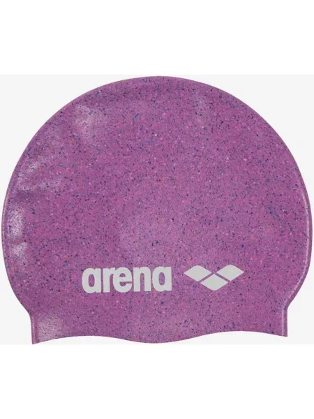 Czapka pływacka dla dzieci Arena SIlicone Logo w kolorze liliowym