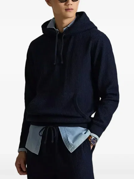 Флийс бягане поло тениска Polo Ralph Lauren с принт червено