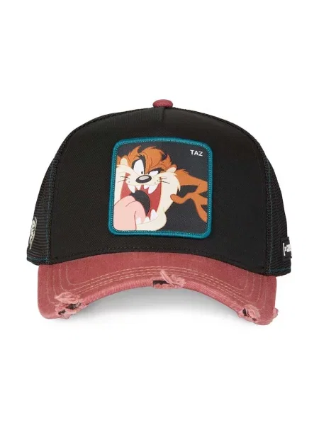Kšiltovka Capslab x Looney Tunes s aplikací hnědá