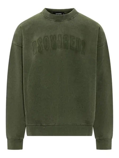 Hanorac Dsquared2 cu broderie verde