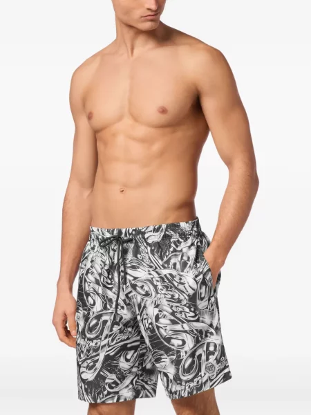 Slip de baie Philipp Plein negru