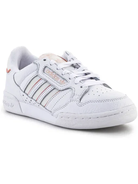 Csíkos félcipő Adidas fehér