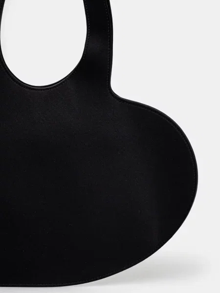 Coperni geantă Crystal-Embellished Mini Heart Tote negru
