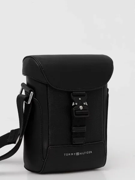 Geantă crossbody Tommy Hilfiger negru