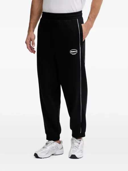 Pantaloni Ea7 Emporio Armani cu imagine negru