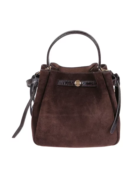 Torebka Tory Burch skórzana brązowa