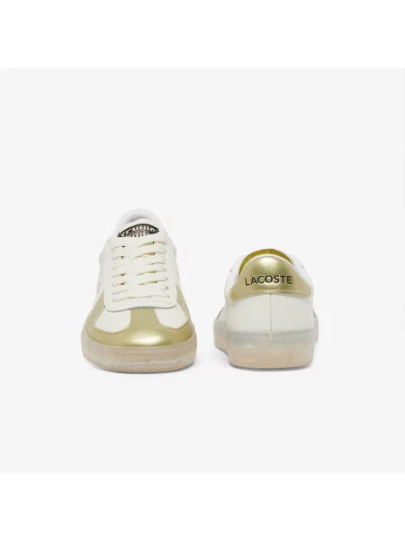 Lacoste Skórzane Sneakersy Baseshot Pro biały