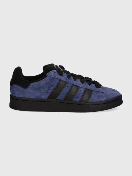 Замшеві кросівки adidas Originals Campus синій