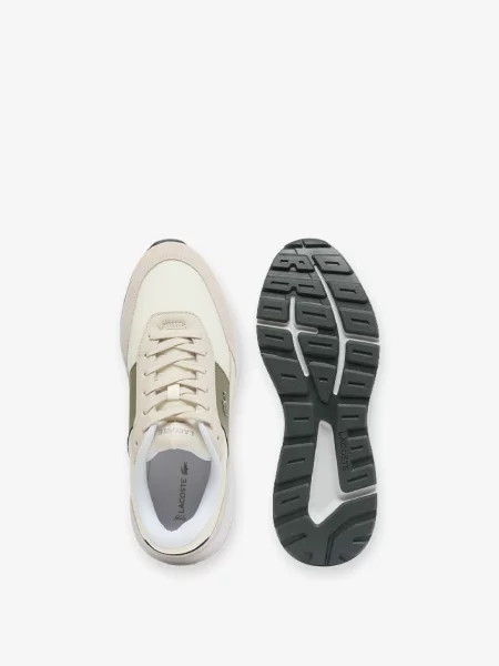 Кроссовки Lacoste бежевые