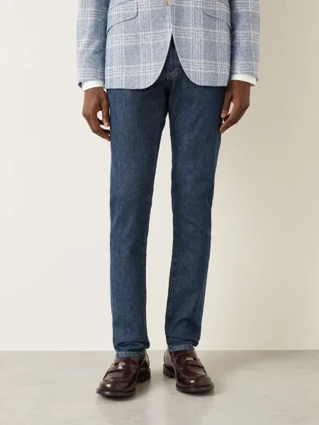 Etro Džíny Extra Slim Fit dark blue modré
