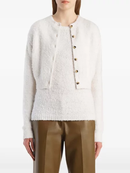 Cardigan Khaite alb