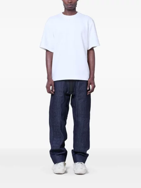 Blugi Walter Van Beirendonck cu imagine albastru