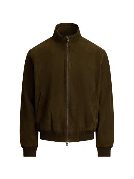 Semišový kostkovaný batoh Polo Ralph Lauren černý