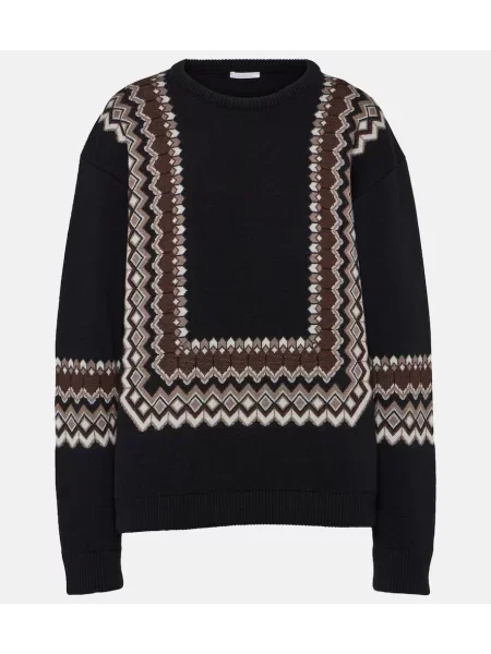 Pulover Chloã© de lână negru