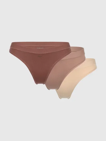 Набір трусів brabrabra мультиколор поліамід/еластан бежеві