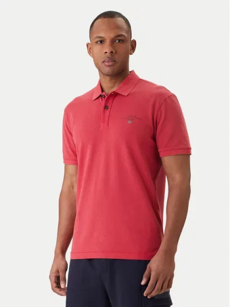 Napapijri Polo Elbass SS 4 κόκκινο