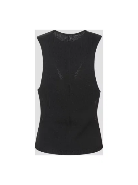 Top Rick Owens wełniany czarny