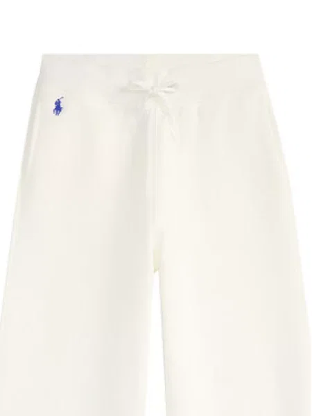 Teplákové kalhoty Polo Ralph Lauren bílé