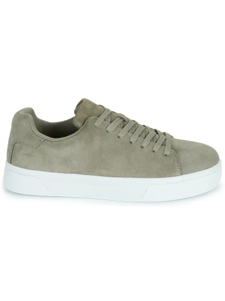 Sneakerși Selected din piele de căprioară chunky