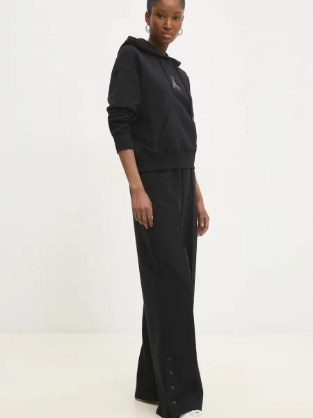 Спортивні штани Patrizia Pepe однотонні чорний