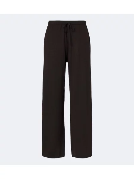 Pantaloni Leset de lână maro