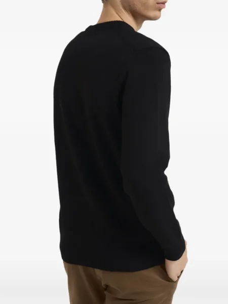 Pulover Mc2 Saint Barth cu decolteu rotund negru
