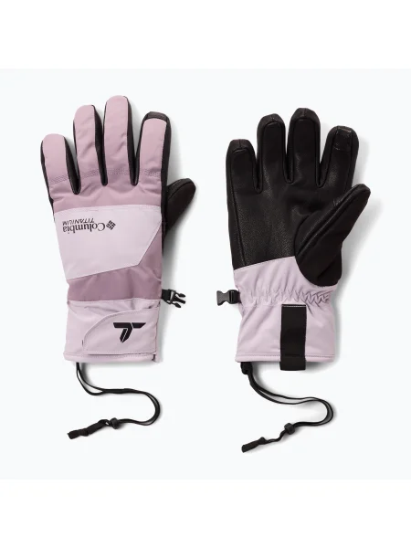 Mănuși de trekking pentru femei Columbia PowBound lavender pearl/shale purple/black negru