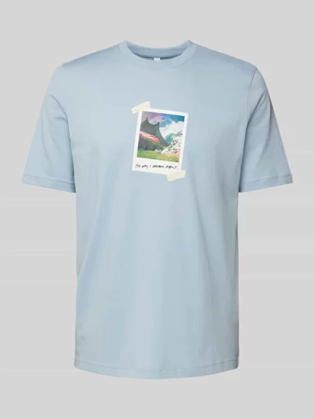 T-shirt z nadrukowanym motywem Adidas Sportswear