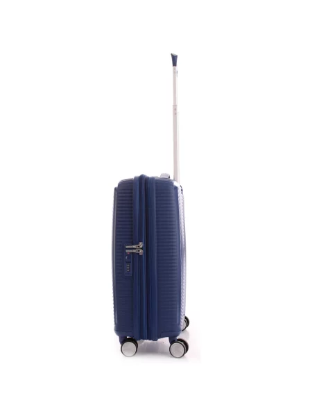 Cestovní kufr American Tourister Soundbox 41 l midnight navy modrý