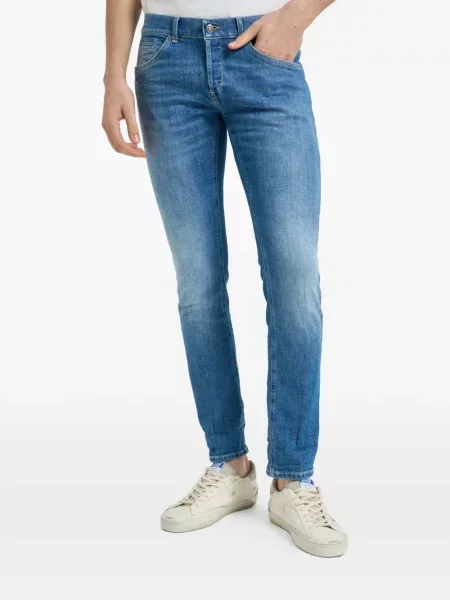 Blugi skinny Dondup skinny fit albastru