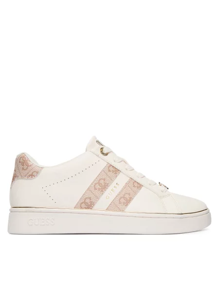 Guess Αθλητικά FLTBRL Κρεμ