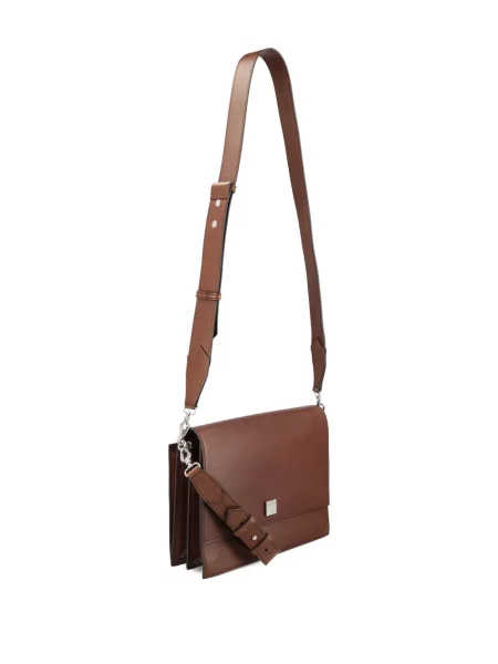 Geanta de piele Max Mara din piele maro