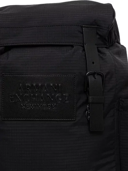 Șnur de strângere rucsac Armani Exchange negru