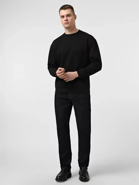Завужені джинси Emporio Armani бавовна/поліестер синій