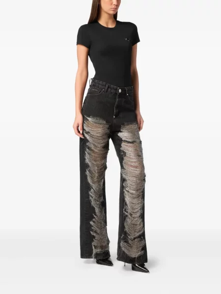 Blugi Philipp Plein plasă negru