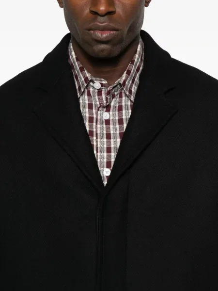 Palton Maison Kitsune cu rever negru