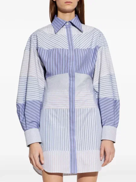 Rochie tip cămașă Moschino albastru