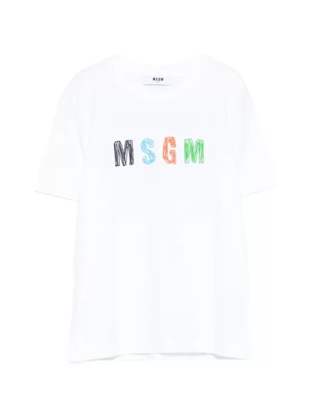Koszulka dziecięca Msgm biała