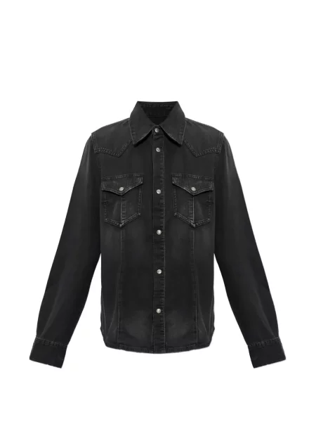 Cămașă de blugi Diesel negru