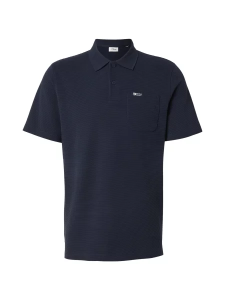 S.Oliver Majica temno modra bela