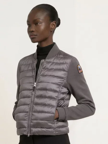 Parajumpers Péřové Bundy Kalysta Z Kombinace Materiálů tmavě šedá