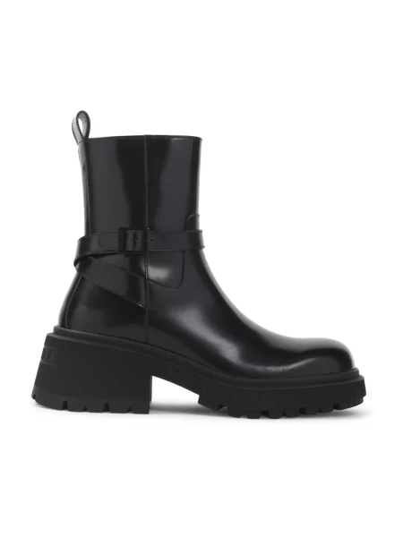 Botki Jimmy Choo skórzane czarne