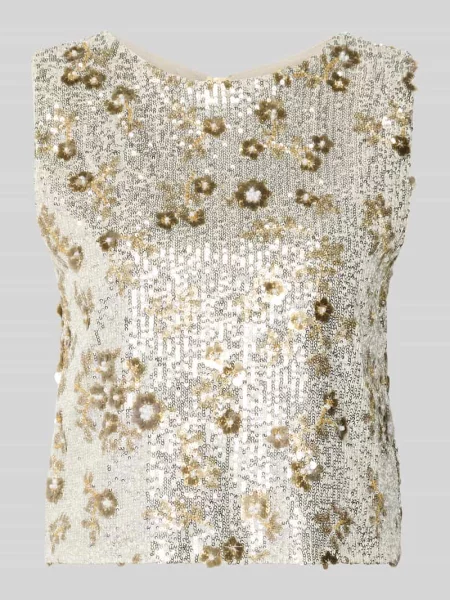Bluzka Msch Copenhagen z cekinami złota