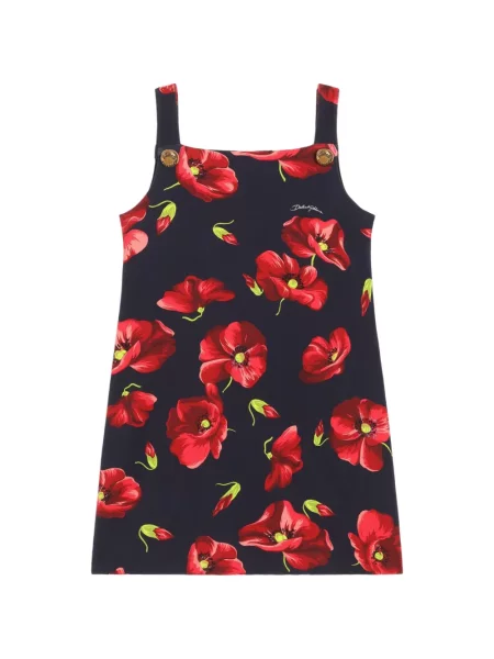 Sukienka dziecięca Dolce And Gabbana niebieska