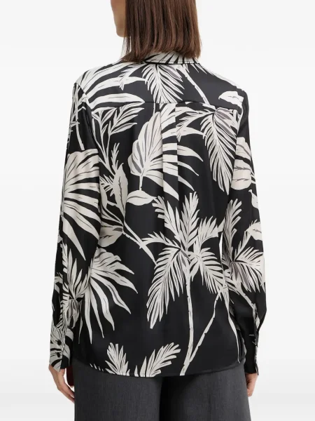 Cămașă Guess cu model floral cu imagine negru