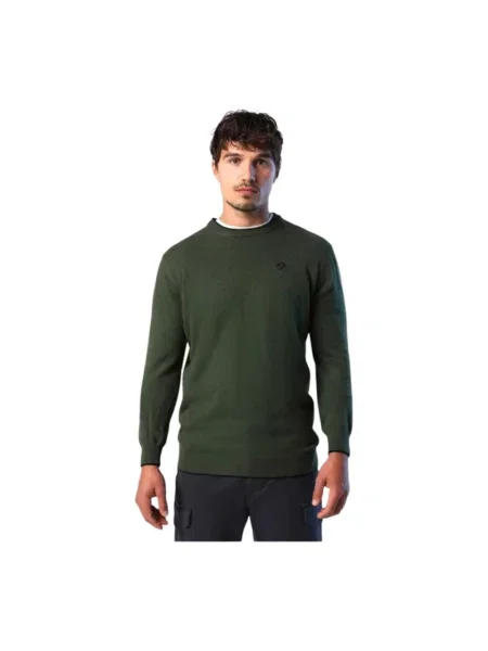 Sweter North Sails z okrągłym dekoltem zielony